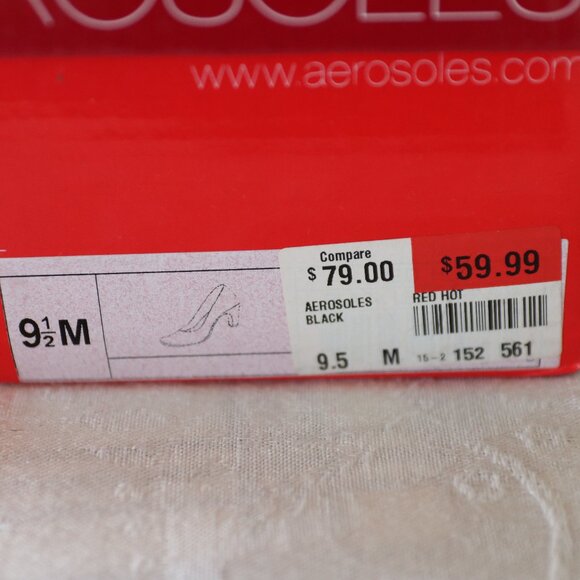 Aerosoles Black Dress Pumps Heelrest Comfort Technology Size 9.5 - Picture 6 of 13